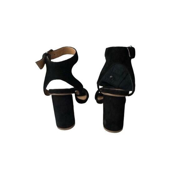 Madewell Rosalie Black Suede Heels size 9 - Picture 4 of 5